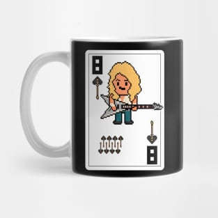 Pixelrockstars Eight of Spades Playing Card Mug